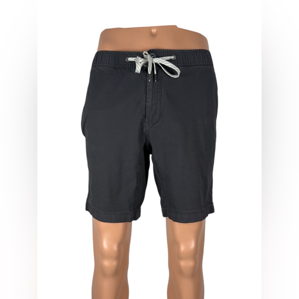 Vuori Ripstop Men Medium Shorts V370 Gray Hiking Organic Cotton Blend 8” Inseam - Picture 2 of 8